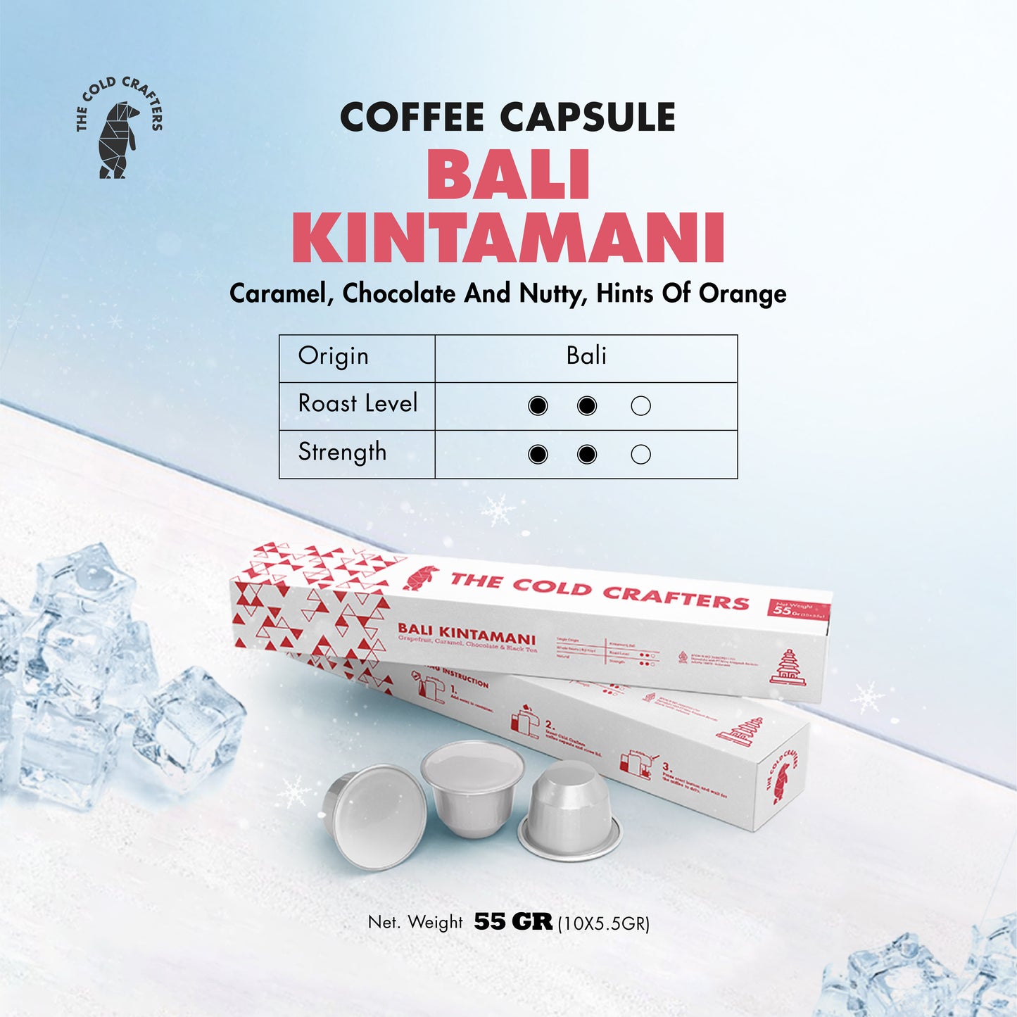 Iced Coffee Capsule / Es Kapsul Kopi - Bali Kintamani Nespresso Compatible